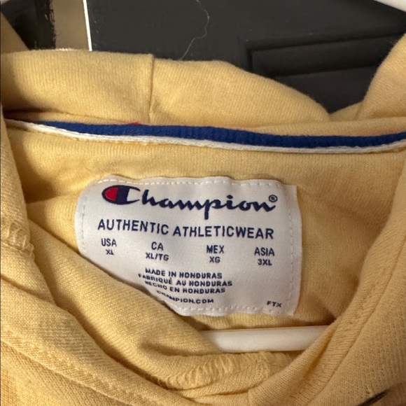 Champion Mustard Yellow Pullover Hoodie - Picture 2 of 2
